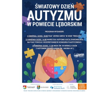 Zaproszenie na Marsz dla Autyzmu - 13 kwietnia Lębork