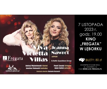 Zaproszenie  - na Koncert Viva Violetta Villas we „Fregacie”